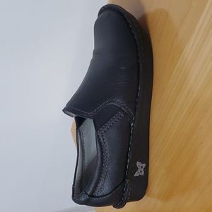 ALEGRIA Brook Black Leather Shoes Size 38 EU